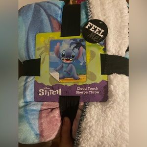Stitch Sherpa Throw Blanket
